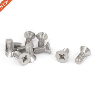 M8 x 20mm Cross Flat Head Countersunk Bolts Screws 10 pcs
