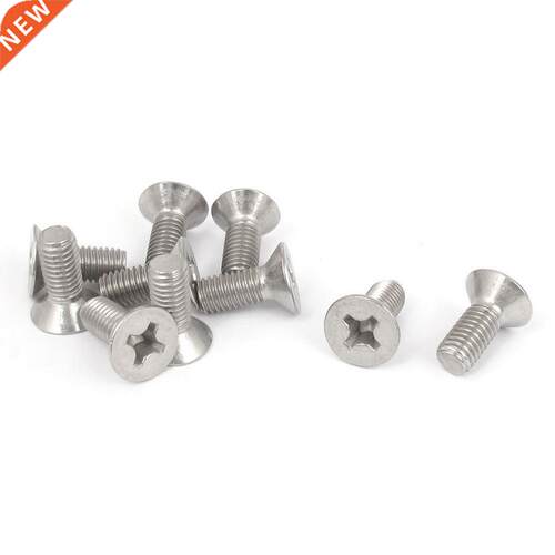 M8 x 20mm Cross Flat Head Countersunk Bolts Screws 10 pcs
