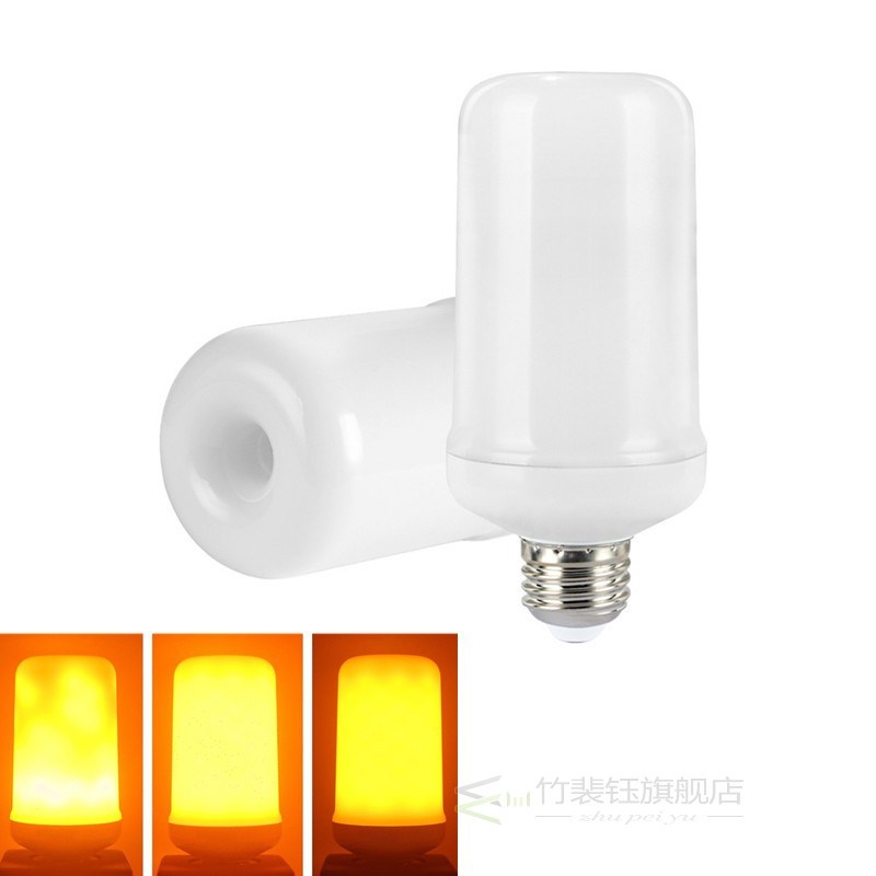 LED Flame Lamp E27 E26 B22 E14 E12 Light Bulb Flame Effect