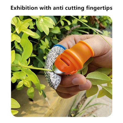 Thumb Cutter Finger Protector Tools Kit Plant Fruit Vegetabl