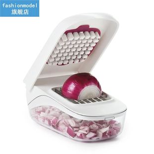 1pc Vegetable Chopper Plastic Manual Onion Cutter Chopper Sa