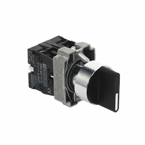 10Pcs 22mm XB2-BD25 2 Position NO+NC Knob switch 10A/415V Lo