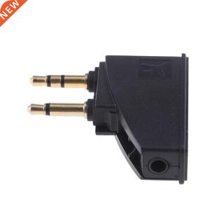 Aircraft Plug Conversion Jack Adaptor Plug for Noise Cancell