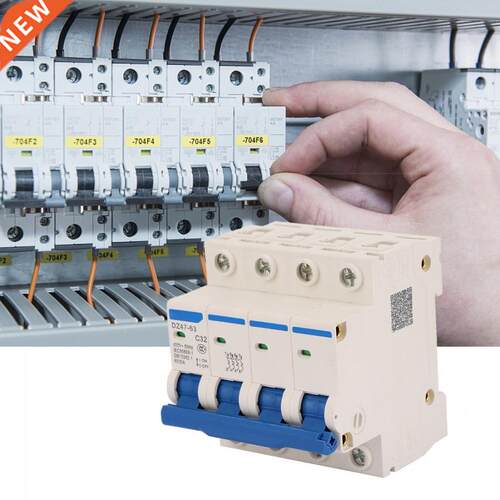 Miniature Circuit Breaker DZ47-63 4P 32A 400V Miniature RCCB