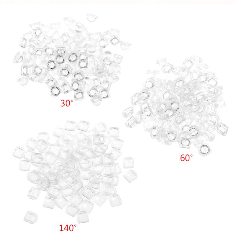 100PCS Lens for 5050 LED WS2812 APA102 WS2811 SK6812 30 60 1