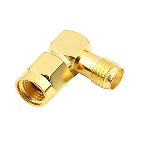 30Pcs RP SMA male to SMA female jack right angle 90 degree R