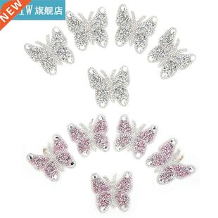 5pcs Rhinestone Cloth Patches Embroidery Sticker Hot Melt Gl