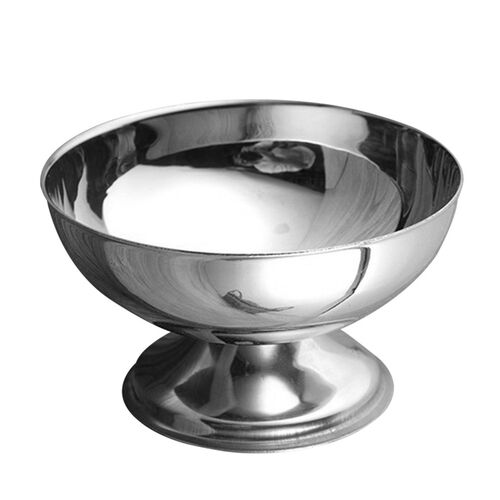 1Pc Stainless Steel Salad Cup Ice Cream Bowl Dessert Fruit