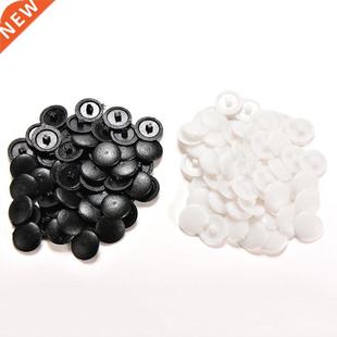 Highlight living space 50PC New Plastic Screw Cover Caps Bla