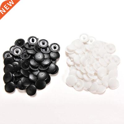 Highlight living space 50PC New Plastic Screw Cover Caps Bla