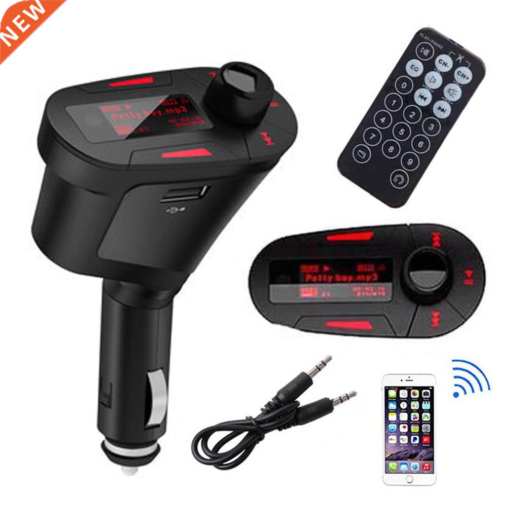 Car Kit MP3 Player Audio FM Transmitter Remote USB SD Card A