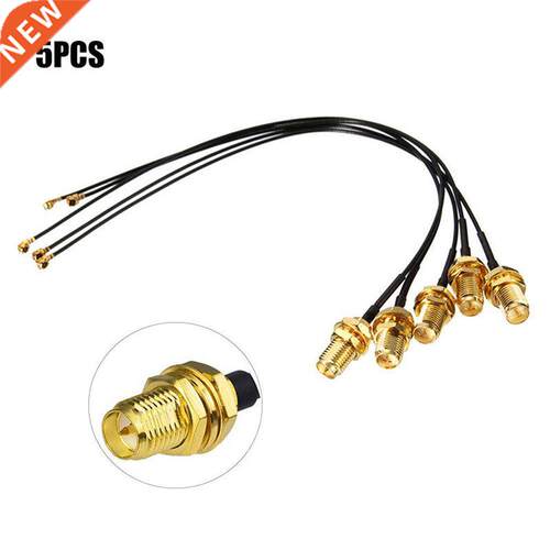 5pcs Cable 12cm IPX to SMA Female UFL SMA Connector Coaxial
