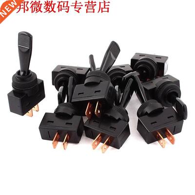 10pcs 20A/12VDC 10A/125VAC ON/OFF 12mm Montage Draad Tuimels