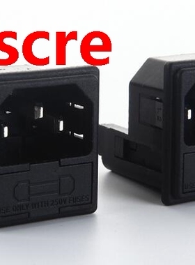 All copper card type AC power socket socket holder with doub