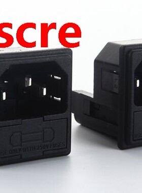 All copper card type AC power socket socket holder with doub
