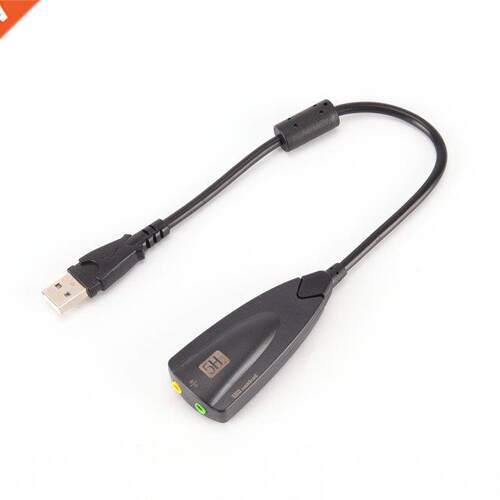 5H V2 7.1 External USB Sound Card Audio Adapter USB To 3D CH