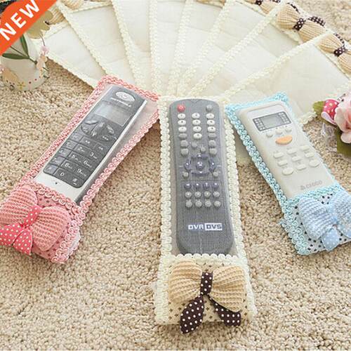 1pc Lace Fabric Case For Remote Control Case Cover For Tv Re