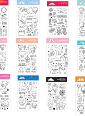 2020 new design metal cutting dies clear Stamps for Scrapbo