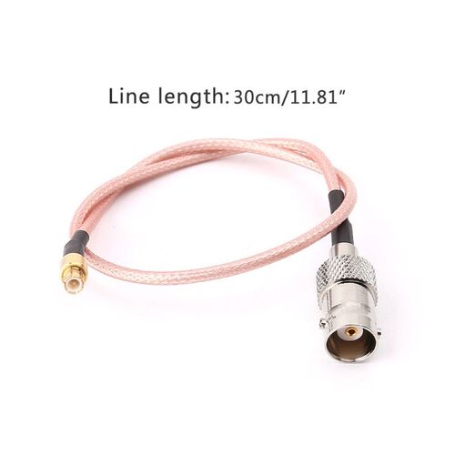 BNC Female To MCX Male RG316 Pigtail Cable 30cm RF Coaxial C
