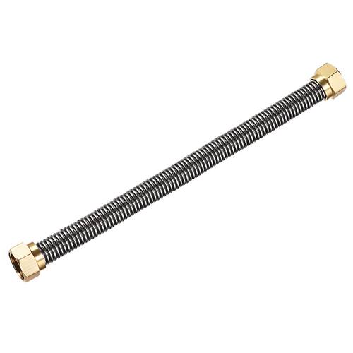 Corrugated Stainless Steel Water Line 11.8inch Length G1/2 F