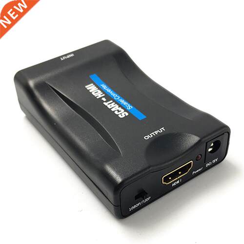 1080P SCART To HDMI Video Audio Upscale Converter Adapter fo
