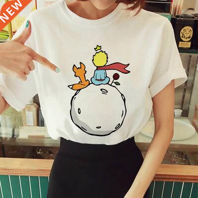 Hot Spring Summer Little Prince Graphic Women's T-Shirt