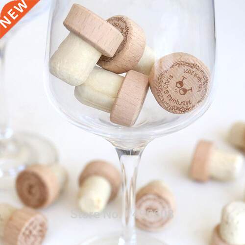 Customized Wood Wine Stopper Wedding party Favor decor Pers