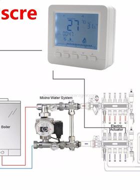 BGL02-5 LCD Thermoregulator Gas Boiler Heating Temperature C
