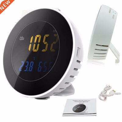 1pc Plastic LCD Screen Carbon Dioxide CO2 Detector 9999ppm A