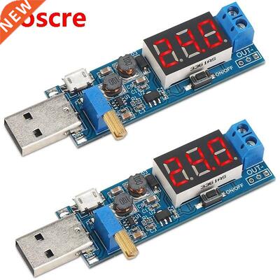 USB Input Regulator, 2Pcs DC .5V-12V to 1.2V-24V Buck Boost