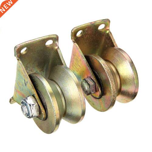 New 2pcs 2inch Sliding Gate Roller Wheel Mayitr Steel V Type