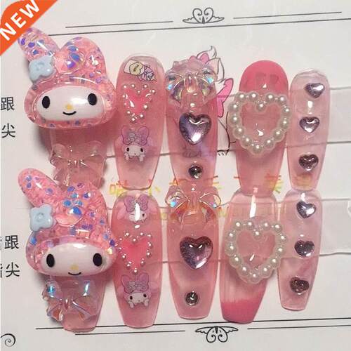 Diy Sanrio My Melody Nail Decal Cartoon Dolls Handmade Kitt