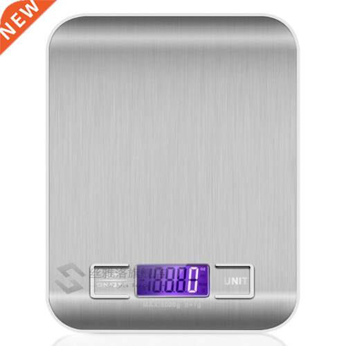 *5kg/10kg Electronic Kitchen Scale Digital Food Scale Stainl