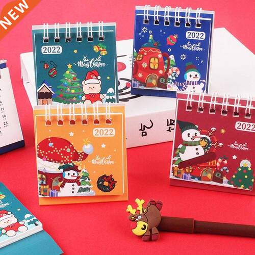 2022 Cartoon Freestanding Calendar Coil Spiral Small Calenda
