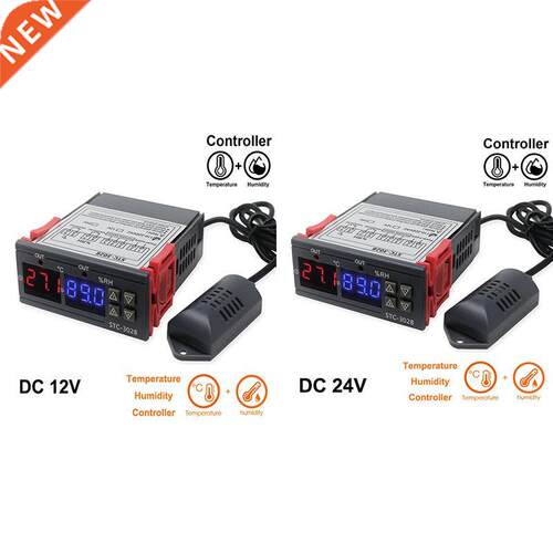 STC-028 Digital Temperature Humidity Meter 10A Thermostat D