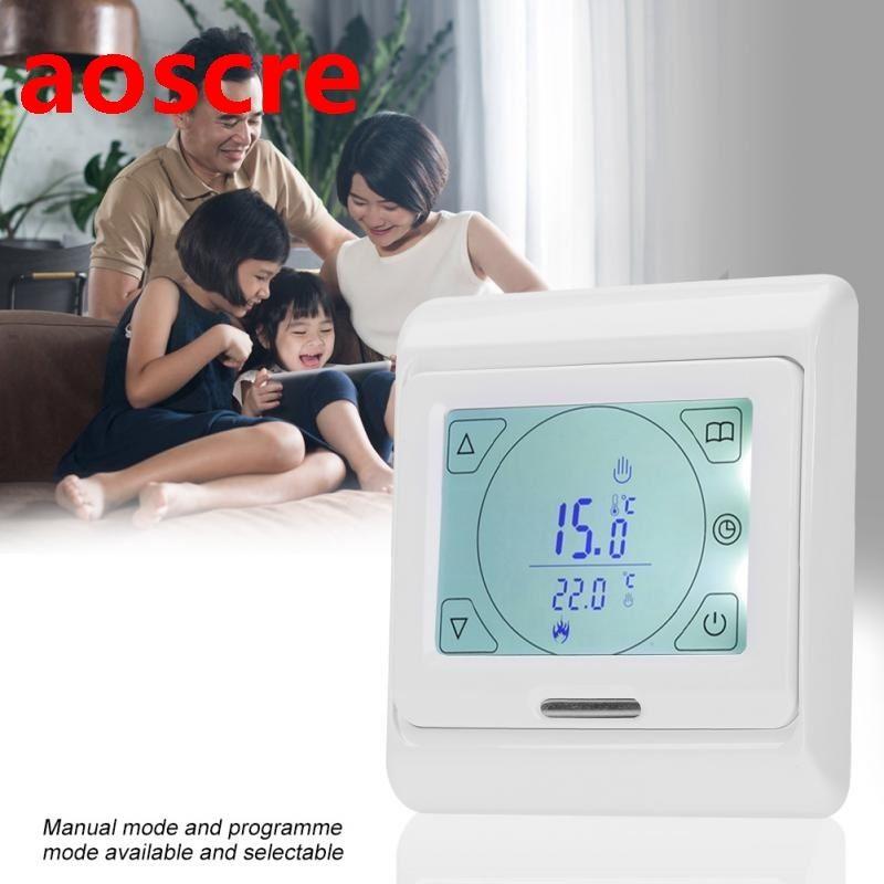 LCD Digital Touch Screen Week Programmable Floor Heating The