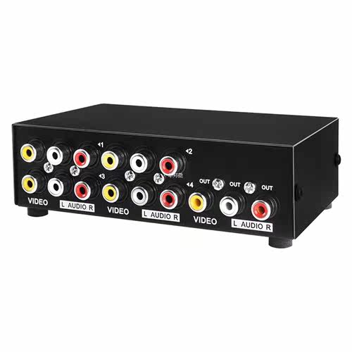 2/4/8 ports Composite RCA AV Swithcer audio video selector s