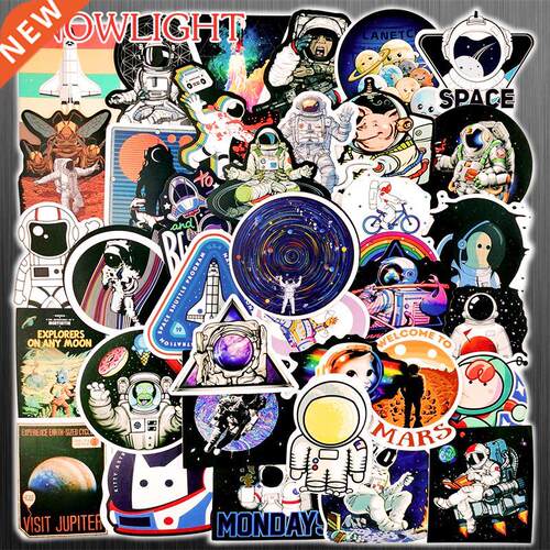50Pcs/set FO ET Outer Space Cartoon Graffiti ers Motorcycle