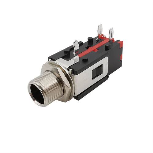 5Pcs PJ-602B Audio Socket Connector 1/4 Inch 6.35mm 3Pin Hea