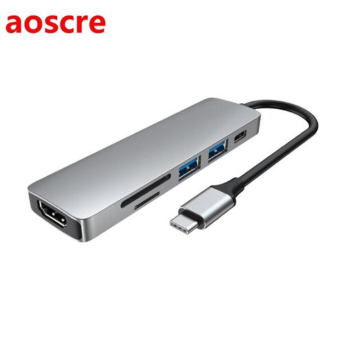 Hub USB C Converter Type C to HDMI-Compatible 4K VGA Multi U