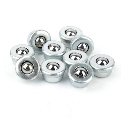 10pcs CY-8H 8mm Sliver Ball Metal Transfer Bearing Unit Conv