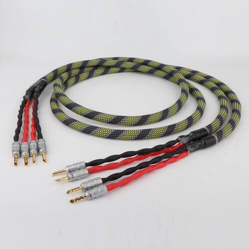 Preffair LS-180 OCC Silver Plated Speaker Cable Hi-Fi Loudsp