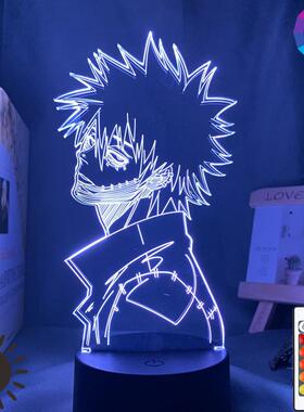 Acrylic 3d Lamp Anime My Hero Academia Dabi Led Light for Be