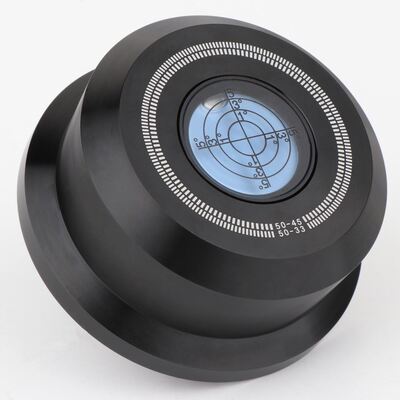 Monosaudio RTS532 Black/Silve Weight Puck 328g Turntable Dr