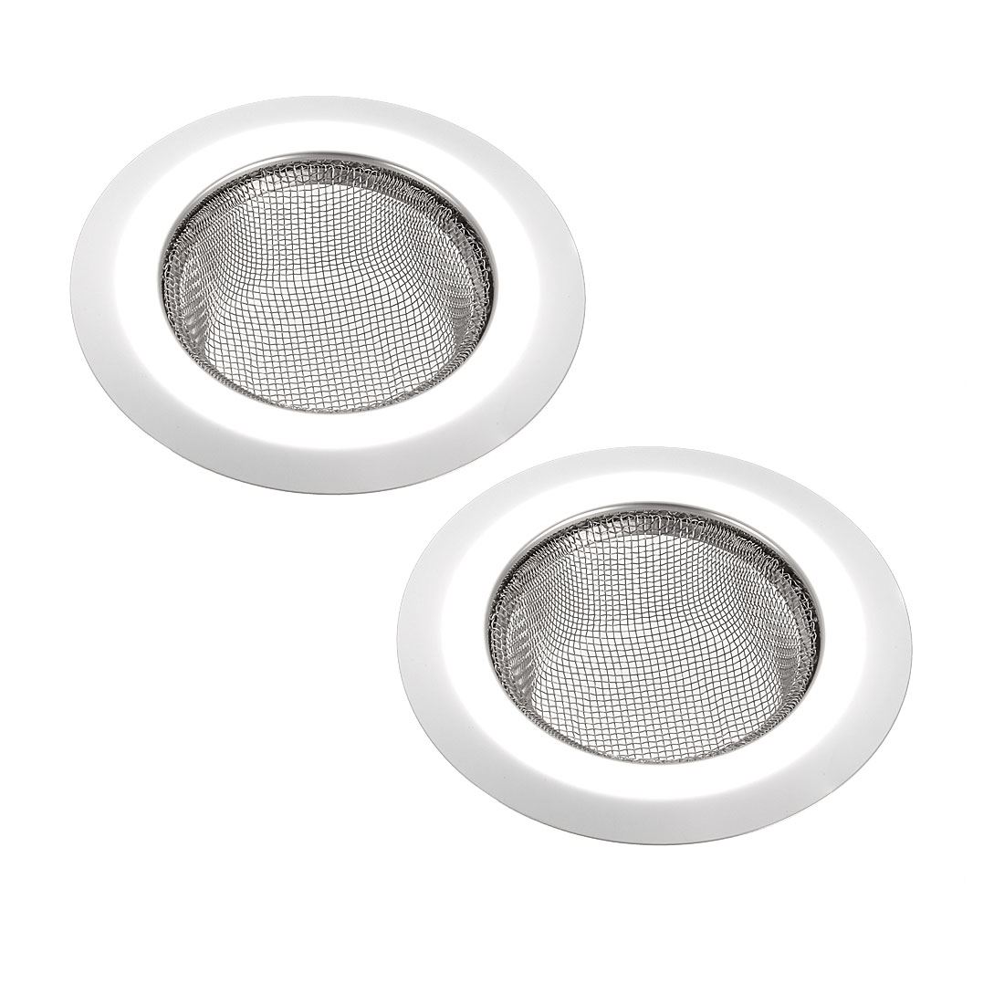 2 Pcs Kitchen Sink Garbage Strainer 3 Inch Stainless Steel S
