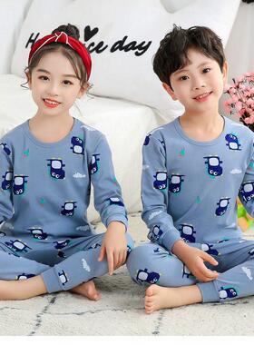 Autumn Winter Baby Girls Clothes Pajamas Set Boy Pyjamas Kid