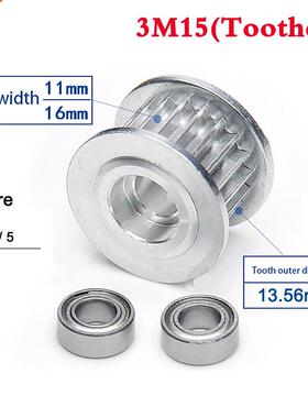 1Pcs 3M 15 Tooth 16 Tooth Idler Timing Pulley Double Side Be