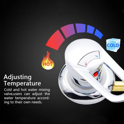 2//4/5 Way Shower Switch Control Brass Shower Room Faucets