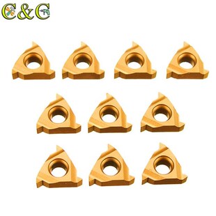 10pcs/set 11IR A60 Carbide Insert Golden Internal Threading