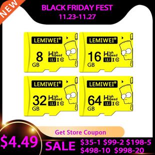 Bart Simpson Top Quality TF Card 8GB 16GB 64GB Class 10 Wate